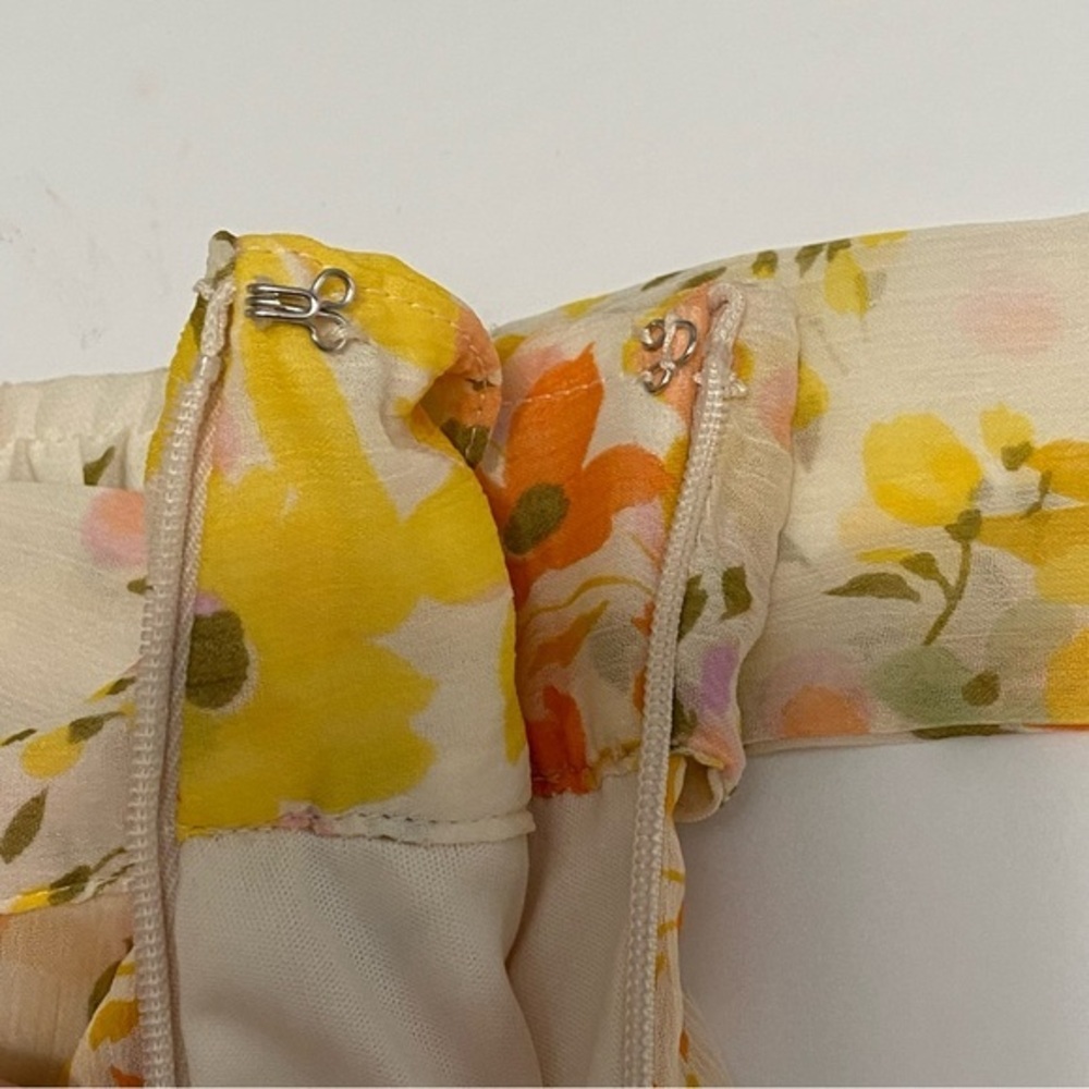 Women's‎ Floral Asymmetrical Whimsical Fairy Skirt XXL Spring Easter - Picture 7 of 14